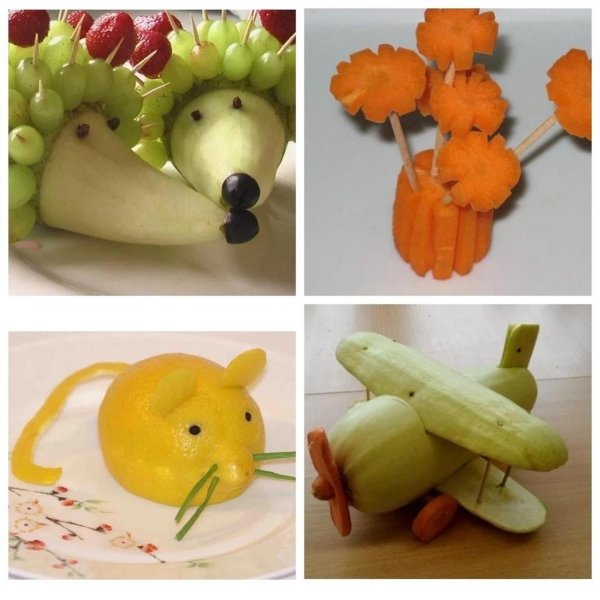 Поделки из овощей необычные: идеи по изготовлению своими руками (44 фото)