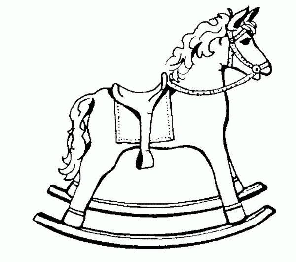 Рисунки игрушечная лошадь (41 фото)