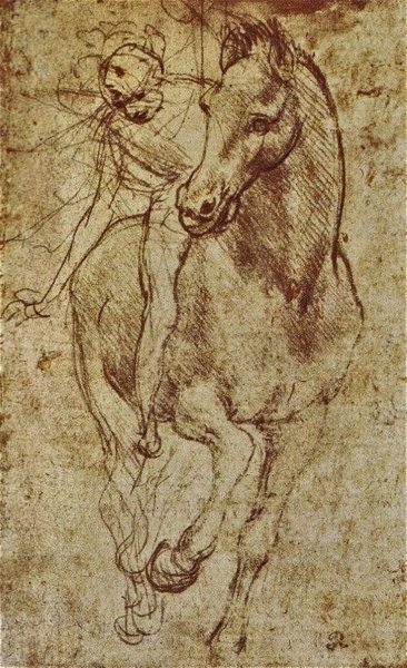 Рисунки конь леонардо да винчи (45 фото)