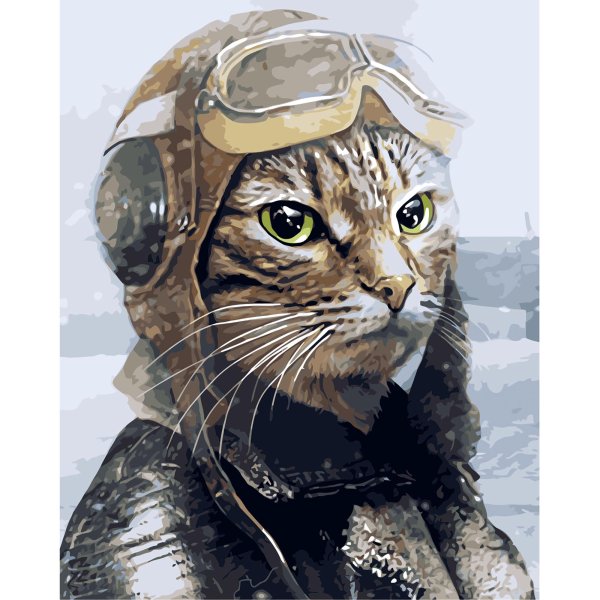 Рисунки котик военный (33 фото)