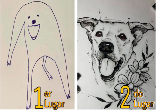 Рисунки работающей собаки (44 фото)