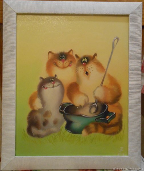 Рисунки семья котиков (39 фото)