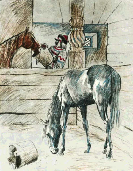 Рисунки слепая лошадь ушинский (39 фото)