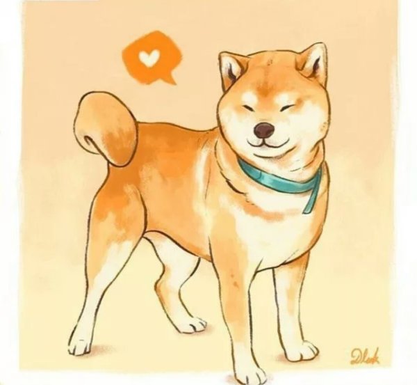 Рисунки японская собака (41 фото)