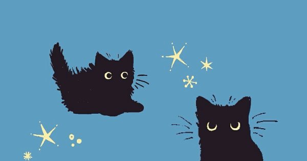 Рисунки звездный кот (44 фото)