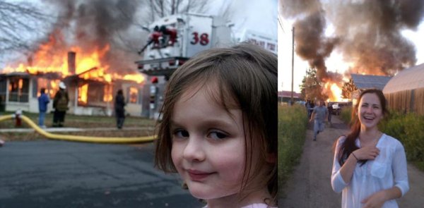 Семья на фоне горящего дома (37 фото)
