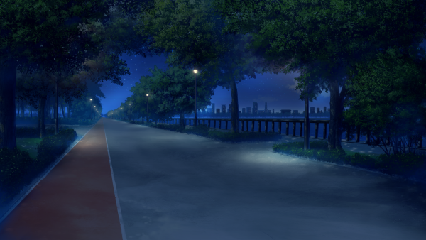 Вечерняя улица фон аниме (41 фото)
