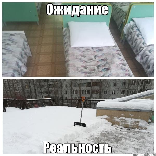 Ожидание реальность шаблон