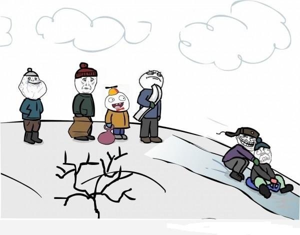 Зимние комиксы