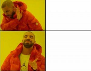 Шаблоны для мемов Дрейк