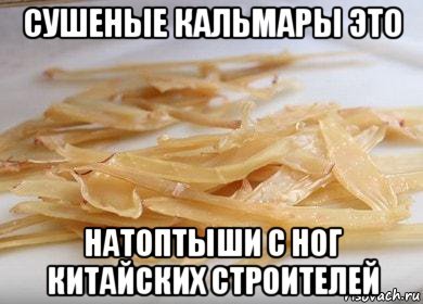 Сушеные кальмары Мем