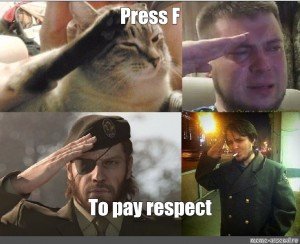 Press f to respect Озон