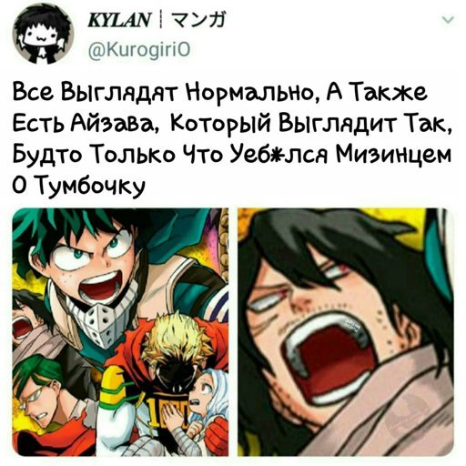 Моя геройская Академия Мем