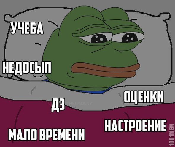 Мемы по учебе