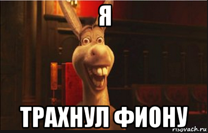 Мемы с ослом из Шрека