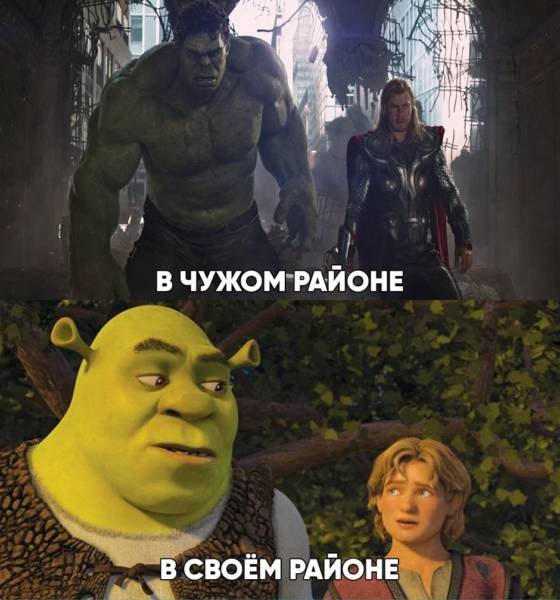Шрек мемы с надписями