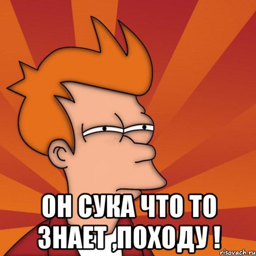 Он что то знает Мем
