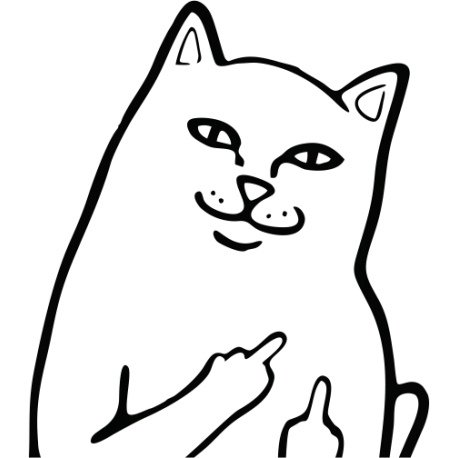 Кот с факом