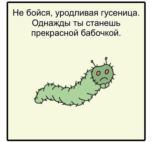 Шутки про гусениц