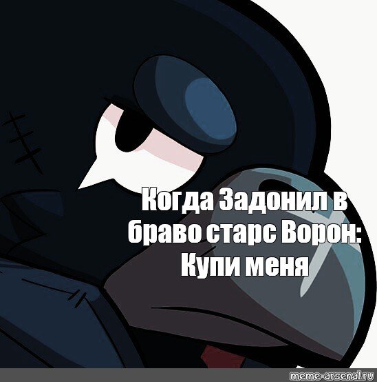 Мемы ворон БРАВЛ старс