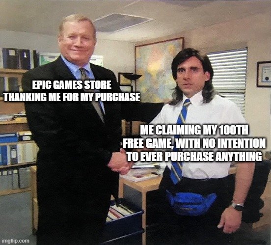 Office handshake meme