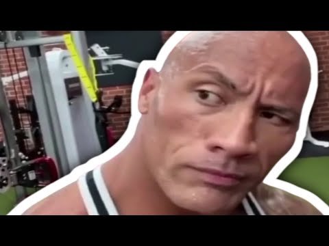 Дуэйн Джонсон Мем взгляд