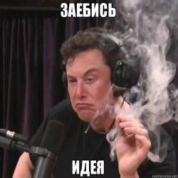 Элон Маск курит траву