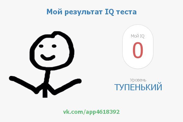 Тест на IQ 0