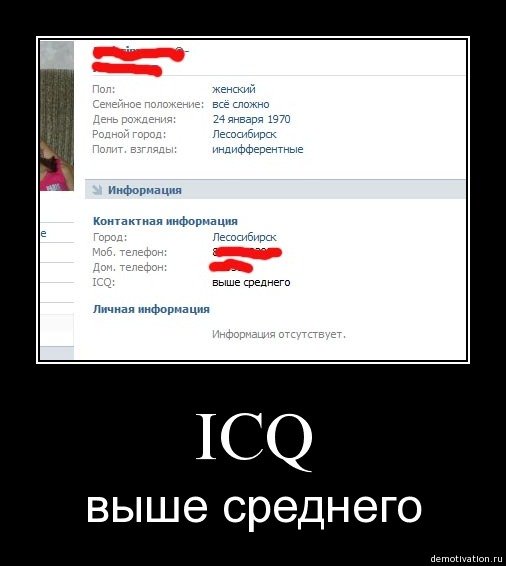 ICQ выше среднего