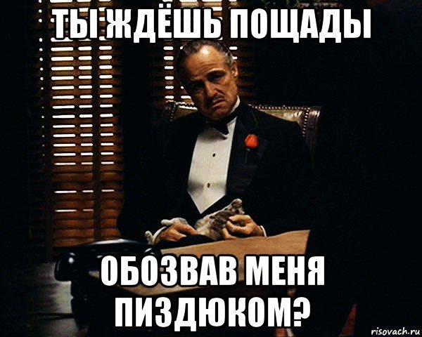 Ты просишь без уважения Мем