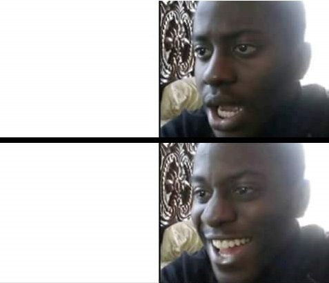 Негр радостный и грустный