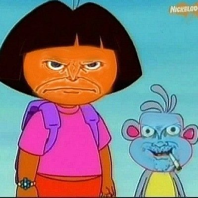 Башмачок Даша путешественница Мем