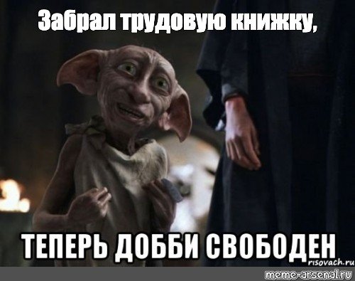 Добби с носком