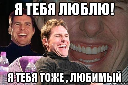 Я тоже тебя люблю
