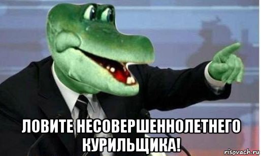 Крокодил Гена ты наркоман штоле