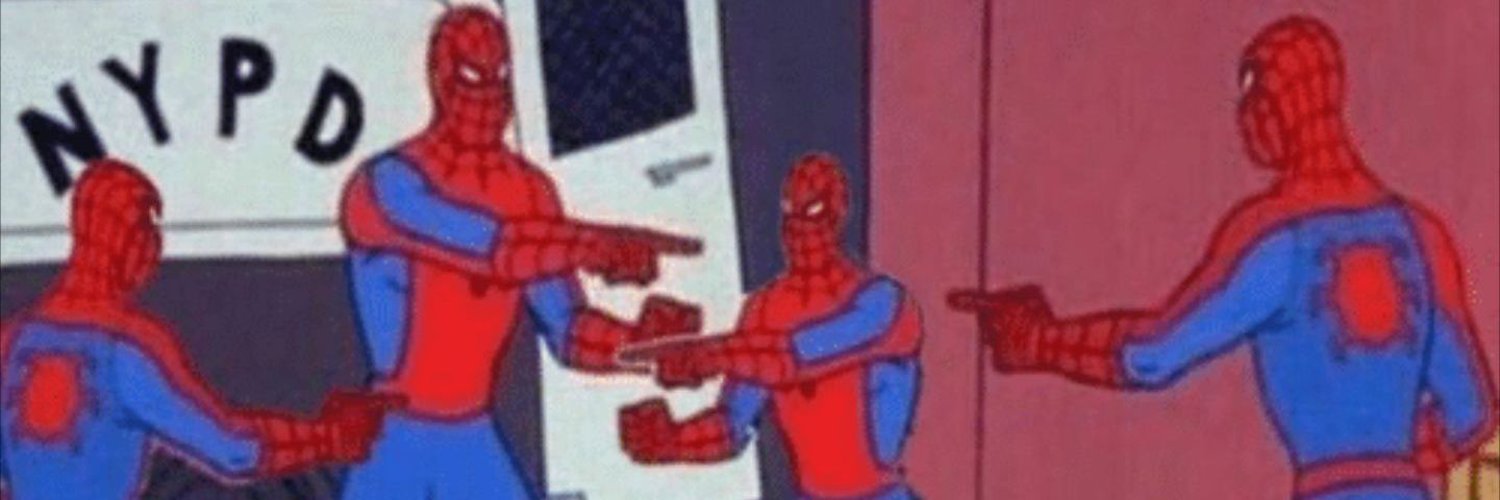 Мемы про трех пауков показывающих друг на друга человека (49 фото)