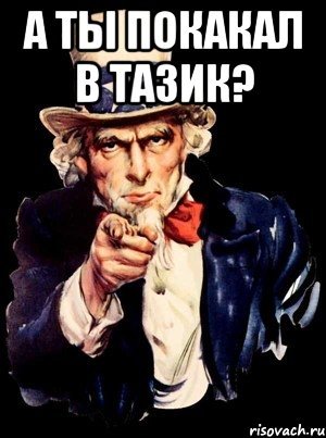 Ты покакал