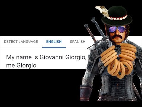 My name is Giovanni Giorgio