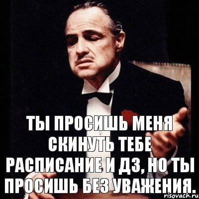 Скиньте домашку Мем
