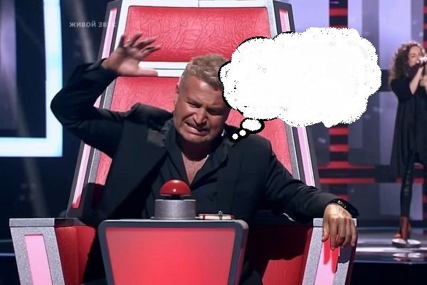 Агутин в голосе нажимает на кнопку