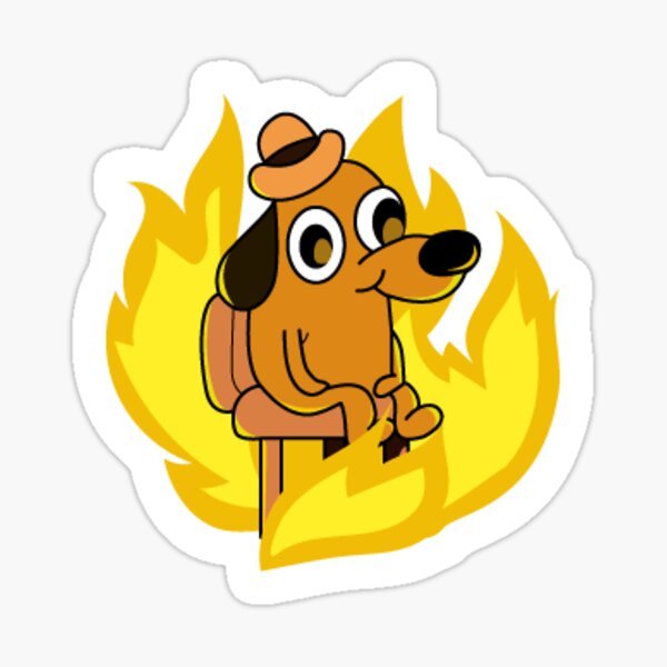Пес в огне