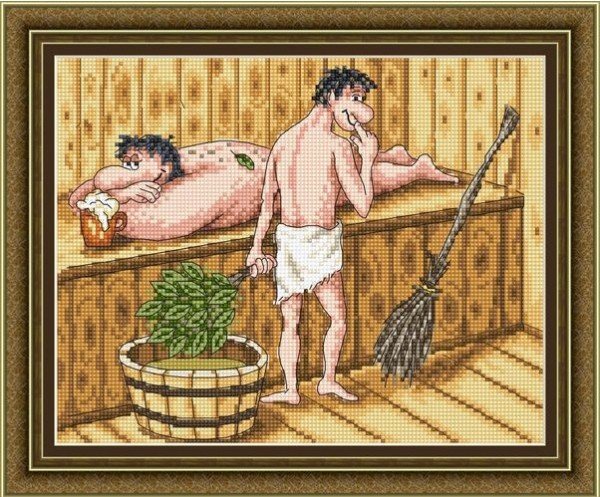 Вышивка баня