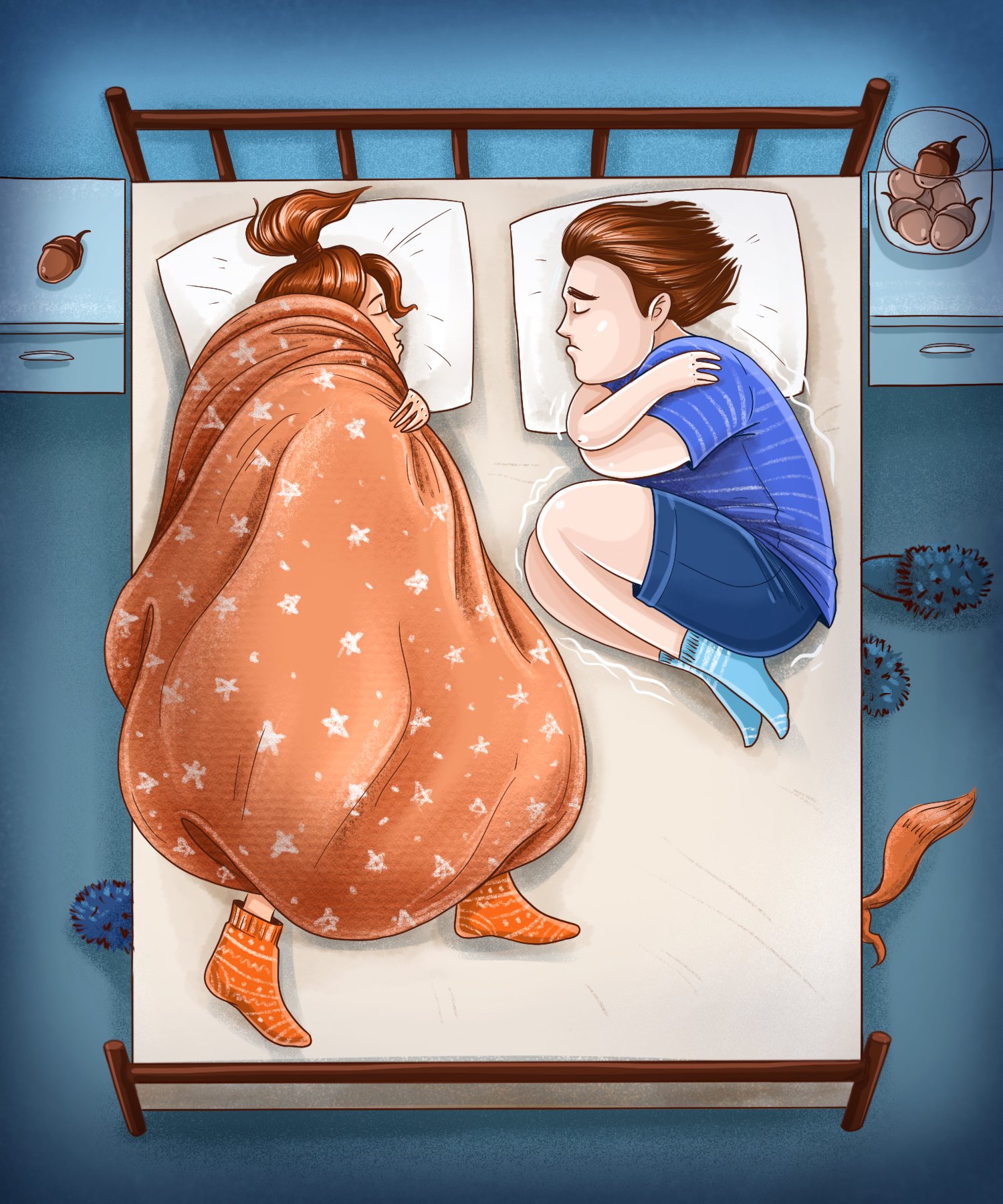 Позы для сна рисунок