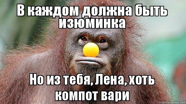Смешные картинки про Лену