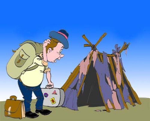 Поход карикатура