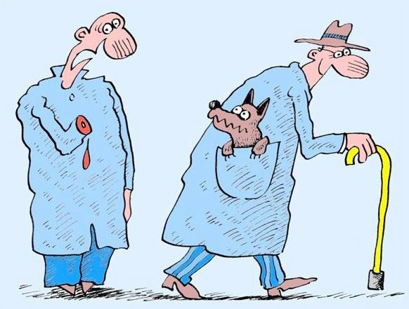 Вор карикатура