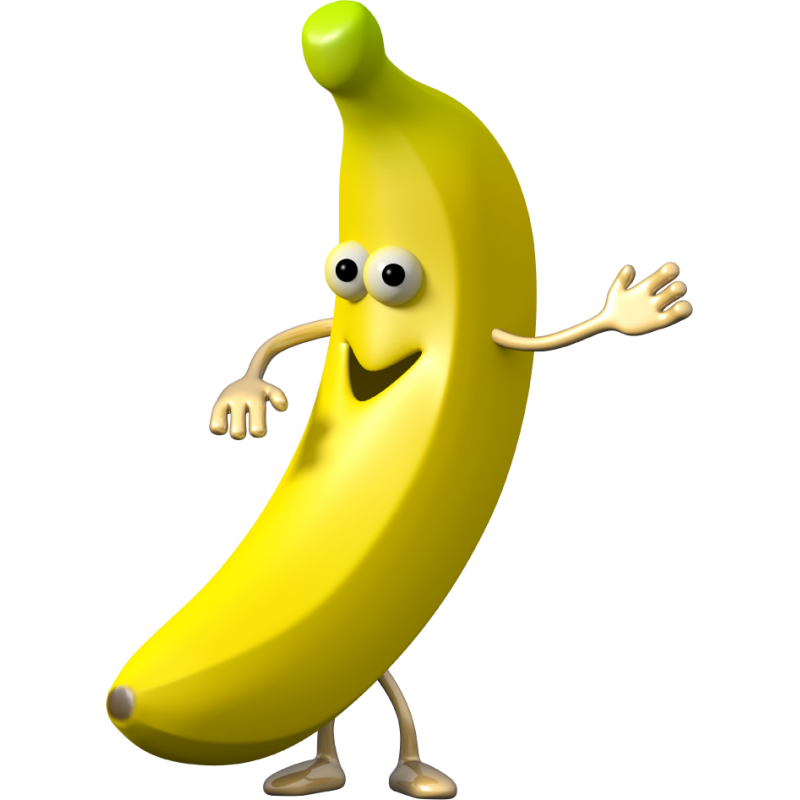 Http muz. Веселый банан. Бананы мультяшные. Живой банан. Веселый бананчик.