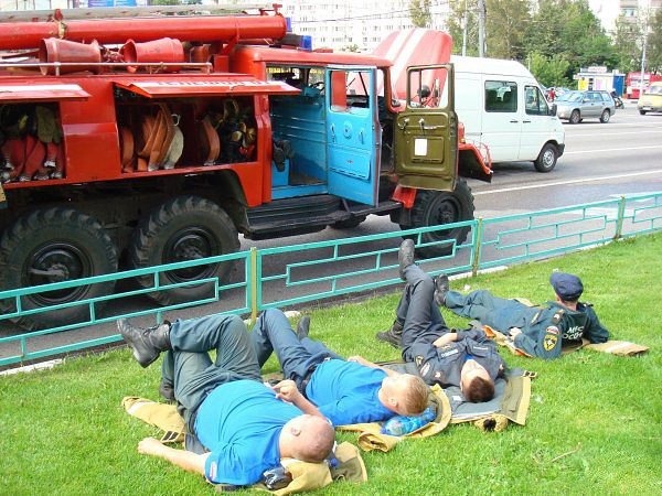 Прикольные пожарные