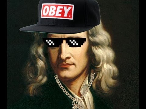 Исаак Ньютон и яблоко