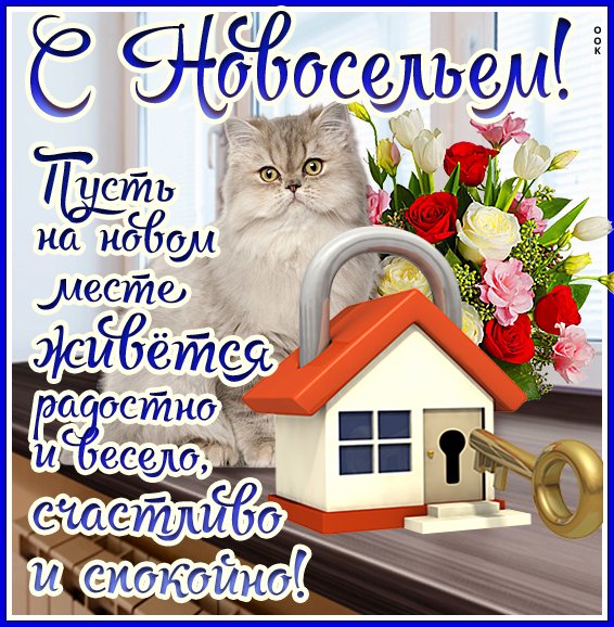 Поздравляю с новосельем